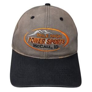 Mile High Power Sports McCall, ID Fitted Baseball Cap Gray XL 6 Panel Vie Gear